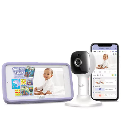 Hubble Nursery Pal Cloud Touch ā Dual Mode Smart Baby Monitor with 5ā HD Touchscreen