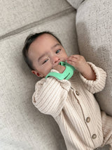 OUTLET – Bitzy Grip Mitt Developmental Teether – Dino