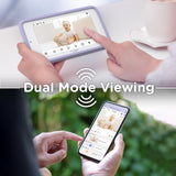 Hubble Nursery Pal Cloud Touch – Dual Mode Smart Baby Monitor with 5” HD Touchscreen