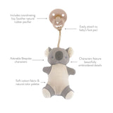 Natural Rubber Pacifier & Plush – Bear