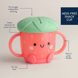 Itzy Snack Cup – Strawberry Silicone Snack Container