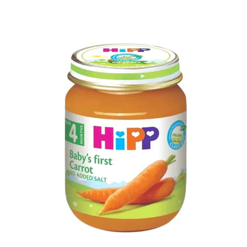 HiPP Babyโs First Carrot Puree 125G (4010) (EXP:01/01/26)