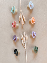 *NEW SIZE* Itzy Soother™ Natural Rubber Paci Sets: Blossom + Rosewood 6-18 M