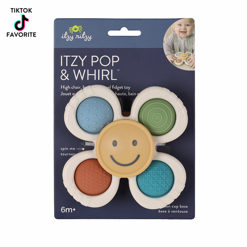 NEW! Itzy Pop & Whirl⢠ā Smile Sensory Bath & Travel Toy