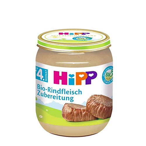 HiPP Beef Preparation Puree 125G (6010)(EXP:12/01/26)