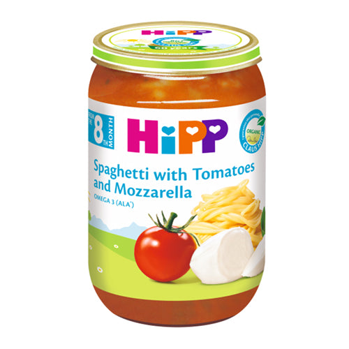 HiPP Spaghetti With Tomatoes And Mozzarella 220G (6400) (EXP:08/31/26)