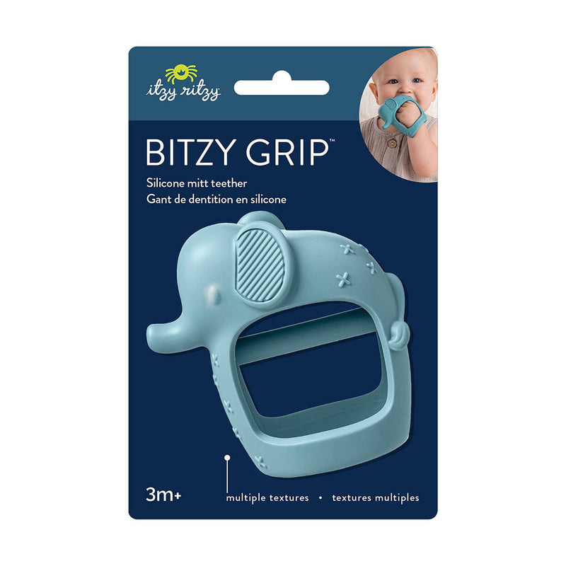 Bitzy Grip™ Developmental Teether – Elephant