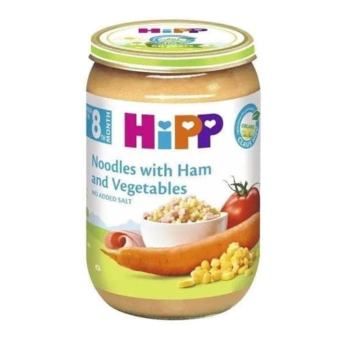 HiPP Noodles With Ham And Vegetables Puree 220G (6540) (EXP:12/13/26)