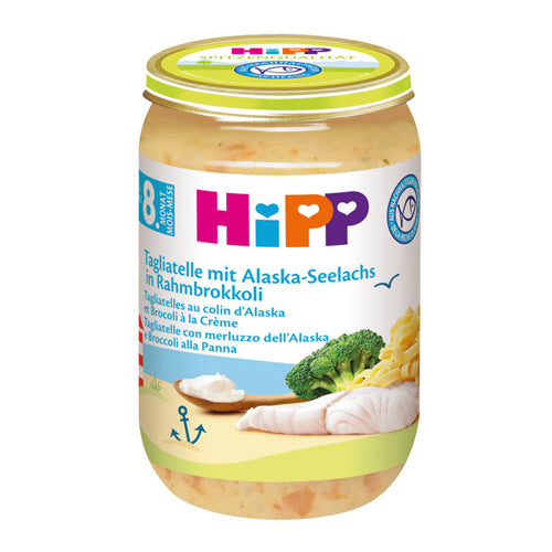 HiPP Pasta with Fish Broccoli and Cream Puree 220g (6550) (EXP:01/31/27)