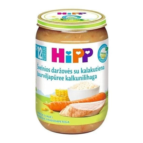 HiPP Creamy Vegetables With Turkey Puree 220G (6813) (EXP:03//31/27)