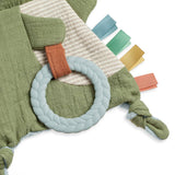 Bitzy Crinkle Sensory Toy with Teether – Bunny