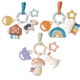 Bitzy Busy Ring™ Teething Activity Toy – Rainbow