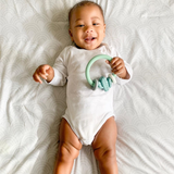 Ritzy Rattle™ Silicone Teether Rattles: Highland Cow