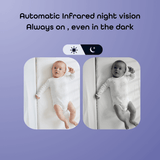 Hubble AI Vision 2K UHD – Ultra HD Smart Baby Monitor with AI Insights