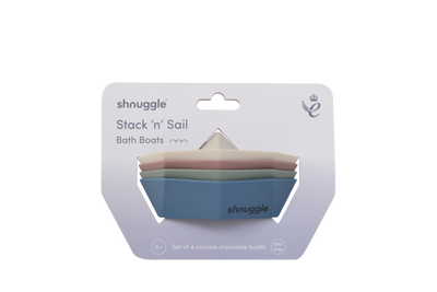 Shnuggle Stack and Sail Bath Boat Toys