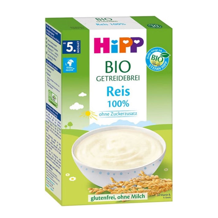 HiPP Rice Cereal For Babies Gentle First Nutrition| Euromallusa