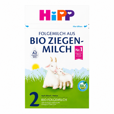 HiPP Goat Milk Formula Stage 2 (400g), German Version โ 6+ Months