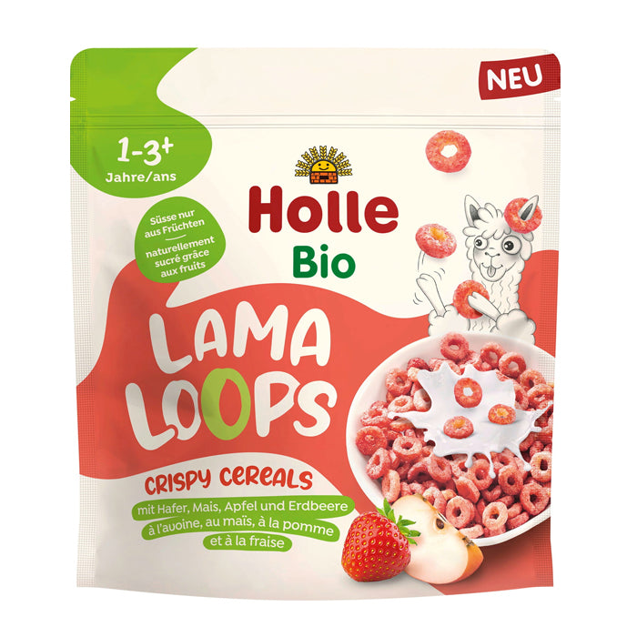 Holle Lama Loops – Organic Crispy Cereals for Babies ✓ |Euro Mall USA