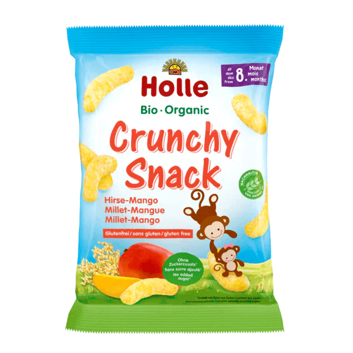 Holle Organic Crunchy Snack Millet-Mango 25 g (EXP:06/01/26)