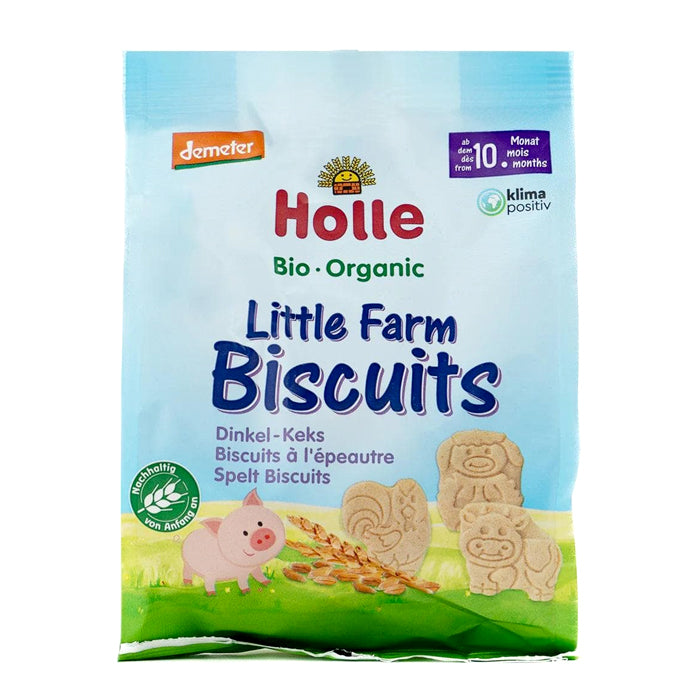 Holle Organic Little Farm Biscuits Spelt 100G (167404) (EXP:08/21/26)