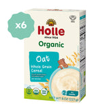 Holle Organic Whole Grain Oat Cereal - 6 Pack