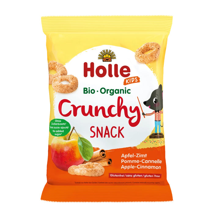 Holle Snack - Organic Apple-Cinnamon Crunchy Baby Puffs (3+ Years) 25g (160204)