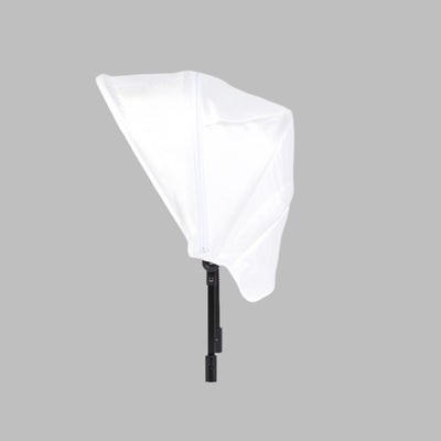 Oversized UV 50+ Retractable Canopy - Weekender White