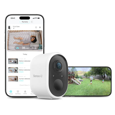 Sense-U AI Battery Baby Camera ā Wireless Indoor & Outdoor Baby Monitor