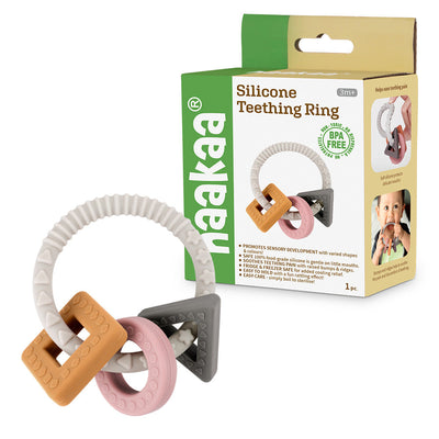 Haakaa Silicone Teething Ring for Babies (3 Months+)