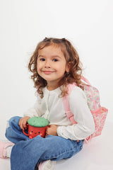 Itzy Snack Cup – Strawberry Silicone Snack Container