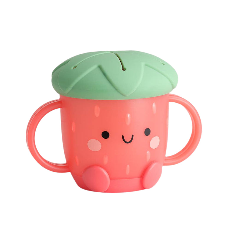 Itzy Snack Cup – Strawberry Silicone Snack Container