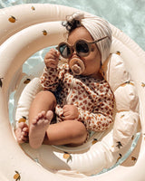 Itzy Soother™ Natural Rubber Pacifier 2-Pack – Coconut + Toast (0–6M)