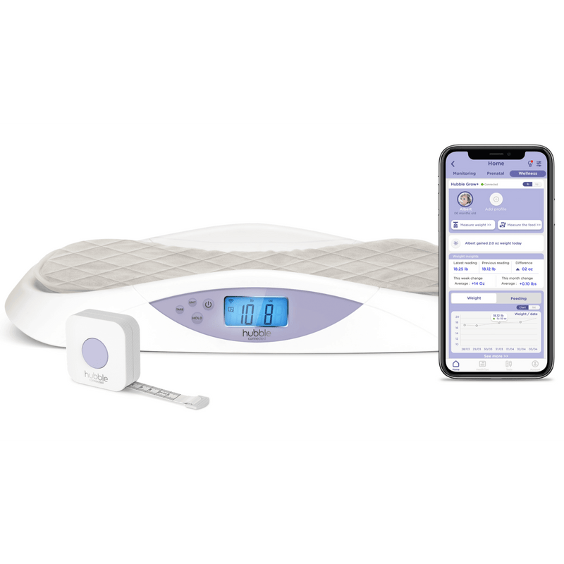 Hubble Grow+ Smart Bluetooth Baby Scale with Measurement Tracking