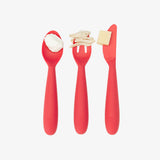 Happy Utensils – Spoon, Fork, and Safe Knife Set for Toddlers and Preschoolers