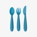 Happy Utensils – Spoon, Fork, and Safe Knife Set for Toddlers and Preschoolers