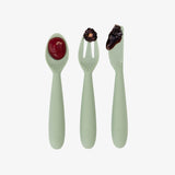 Happy Utensils – Spoon, Fork, and Safe Knife Set for Toddlers and Preschoolers