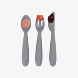 Happy Utensils – Spoon, Fork, and Safe Knife Set for Toddlers and Preschoolers