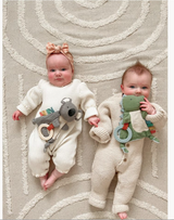 Bitzy Crinkle Sensory Toy with Teether – Bunny