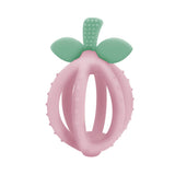 Bitzy Biter™ Teething Ball – Pink Lemonade Silicone Baby Teether