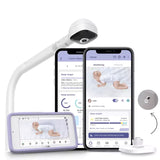Hubble SkyVision AI Pro – Advanced AI Smart Baby Monitor with Crib & Desk Mounts