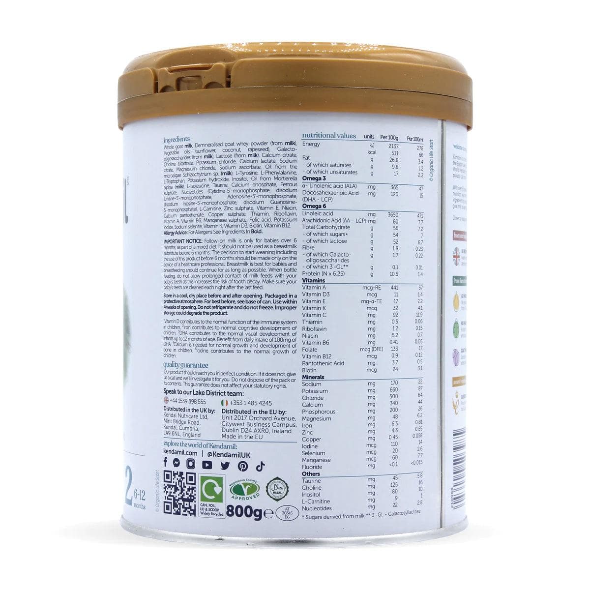 Kendamil Goat Stage 2 - UK Version | Goat Milk Baby Formula Kendamil goat formula near me