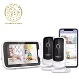Hubble Nursery Pal Link Premium – 5” Smart Baby Monitor with Two-Way Talk & Night Vision