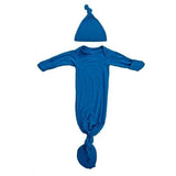 Harbor Blue Knotted Gown - Euromallusa