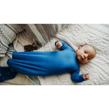 Harbor Blue Knotted Gown - Euromallusa