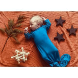 Harbor Blue Knotted Gown - Euromallusa