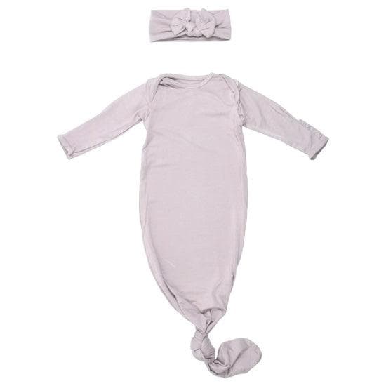 Harbor Mist Ribbed Knotted Gown - Euromallusa