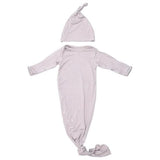 Harbor Mist Ribbed Knotted Gown - Euromallusa