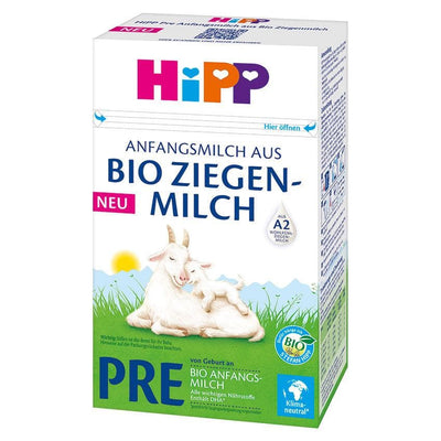 HiPP Goat Milk Formula Stage PRE (400g), German Version โ From Birth