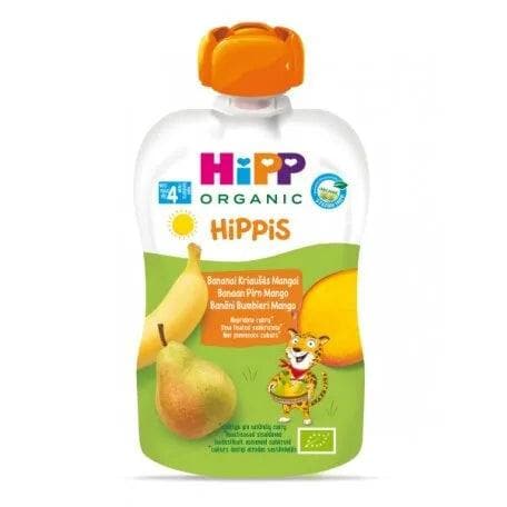 HiPP Hippis Banana Pear Mango Puree 100g (8523) - Euromallusa