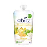 Kabrita Banana, Biscuits And Apple Puree With Sweet Goat Milk Cream 100G (300100) - Euromallusa